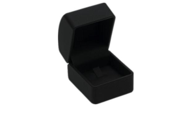 Buy cheap Screen Printing Leather Jewelry Box , Black Jewelry Boxes For Rings Only from wholesalers