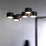 Modern Simple circular Chandelier Dining Room Kitchen Living Room white