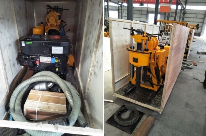 High-Performance Water Well Drilling Rig 22KW 150mm Hole Diameter For Exploration Investigation