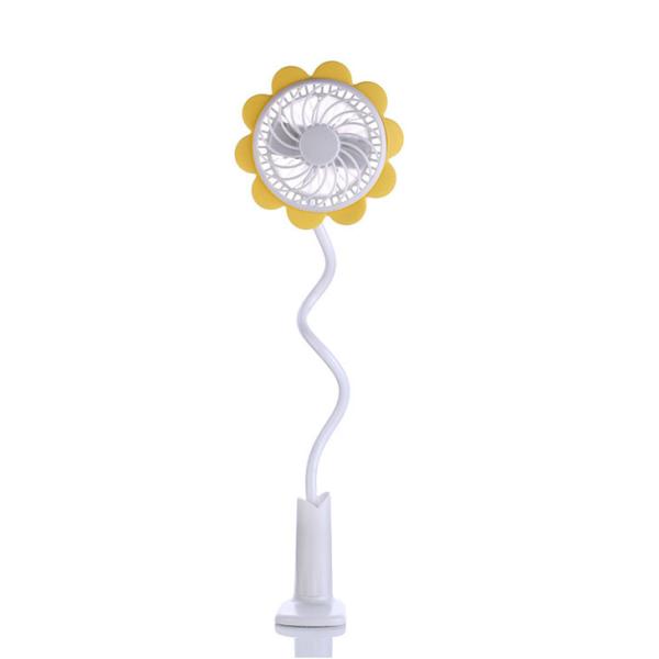 Buy cheap Sunflower clip fan rechargeable usb portable fan clip from wholesalers