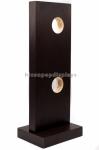 Veneering Wood 2 Pieces Door Lock Display Stands For Home Decoration Products