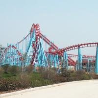 Buy cheap Suspended Roller Coaster Ride 780m Track Rated Load 20 Riders Height 33m product