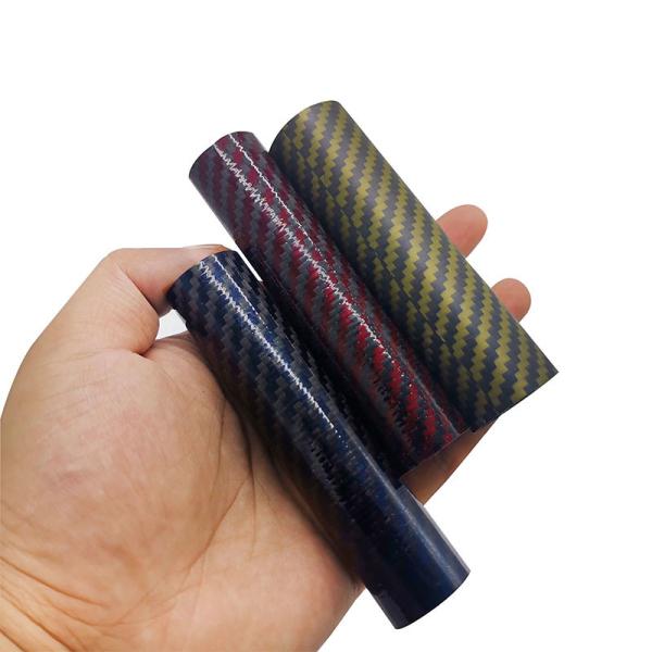 Buy cheap Customized High Modulus 8mm 15mm 3K Glossy Carbon Fiber Tube from wholesalers