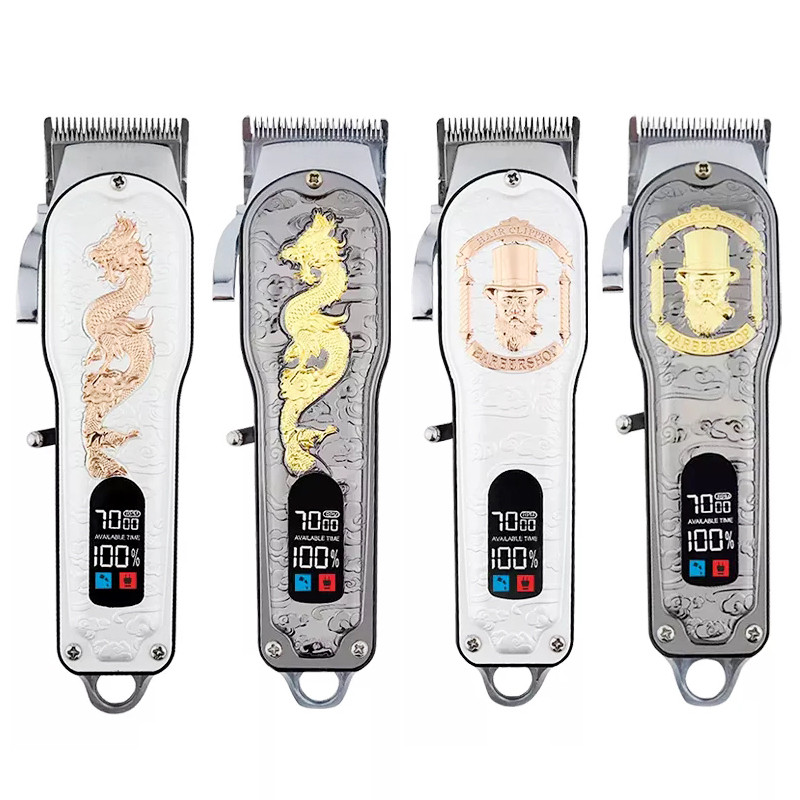Men Electric Hair Clippers , LED Rechargeable Professional Hair Trimmer