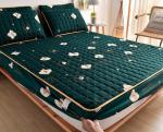 Home Quilted Fittings Custom Printed Brushed Mattress Protectors for Bed