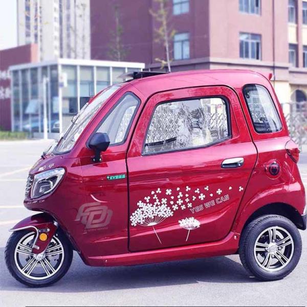 Buy cheap Adjustable Driving Seat Button Start 1500W Passenger Electric Tricycle from wholesalers
