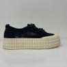 Buy cheap Casual Women Black Espadrilles Mid Top Black Designer Espadrilles from wholesalers