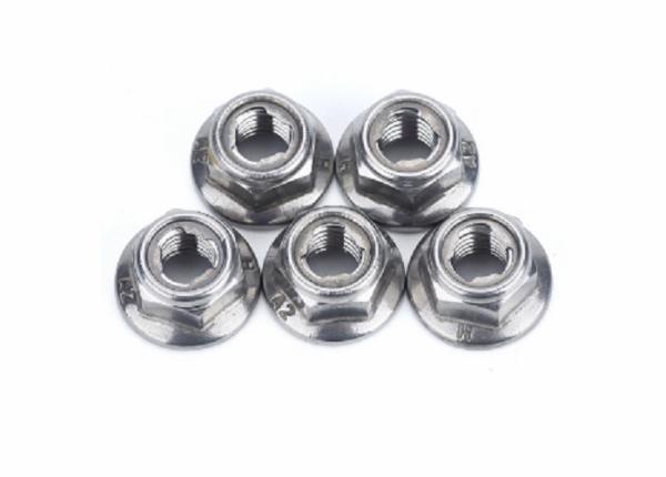 Quality 8 10 Grade Metal Hexagon Lock Nut Prevailing Torque Type With Flange for sale