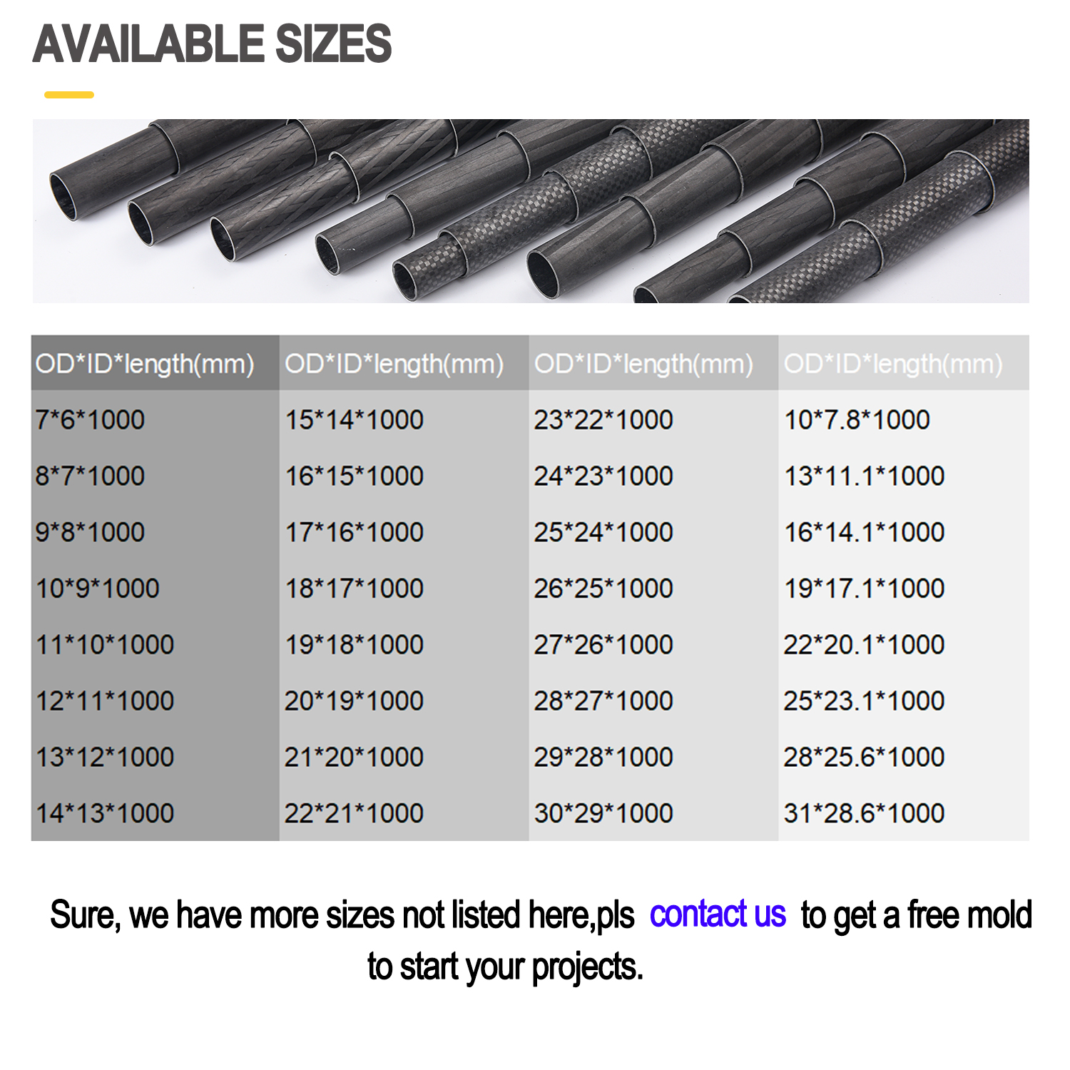 200 Degree Heat Resistant Carbon Fiber Rod 3k Twill Curved Tube Connectors for Market
