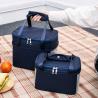 Buy cheap Double Zipper Polyester 22CM Depth Insulated Lunch Cooler Bags from wholesalers