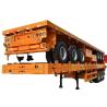 Buy cheap New And Used Tri-axle 40 Foot Flatbed Semi Trailer For Sale , Flat Bed Semi Trailer For Sale Factory Customization from wholesalers