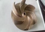 0.3kg~30kg Sand Castings Brass Impeller , Brass Pump Parts Pump Casting