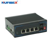 Buy cheap 10 / 100 / 1000 / 10000M SFP Industrial Managed Ethernet Switch With POE RJ45 product