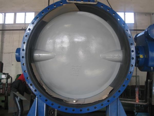Buy cheap Automatic Double Flanged Butterfly Valves Flanged Resilient Sealing DN2000 from wholesalers