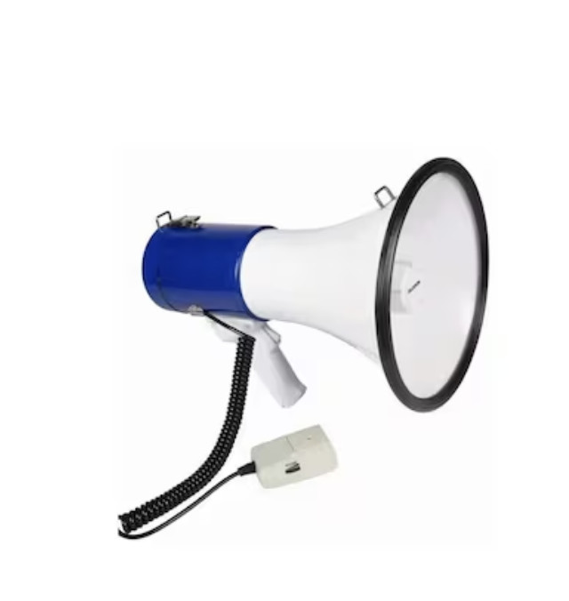0.025KW Handheld Lithium Battery Megaphone Wireless 1 Channel Megaphone Battery Type