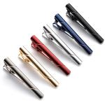 Colors Regular Necktie Clamp Wedding Business Tie Pin Clip Gold Silver Tie Clips