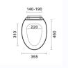 Buy cheap Durable Quick Release Standard Elongated Plastic Toilet Seat Cover With Modern Design from wholesalers