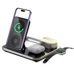 9V 2A 4 In 1 Wireless Charging Stand With RGB Nightlight