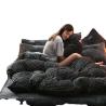 Buy cheap Single Bedding Set 4 Pcs Flannel Duvet Cover Flat Sheet Pillow Cases Sustainable Queen King Size from wholesalers
