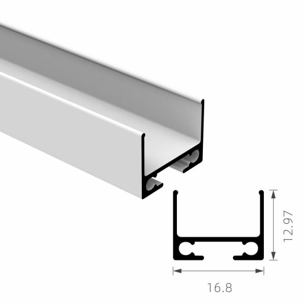 Buy cheap 6063 t5 Black Aluminium LED Profile Extruded Heat Sink Profiles from wholesalers