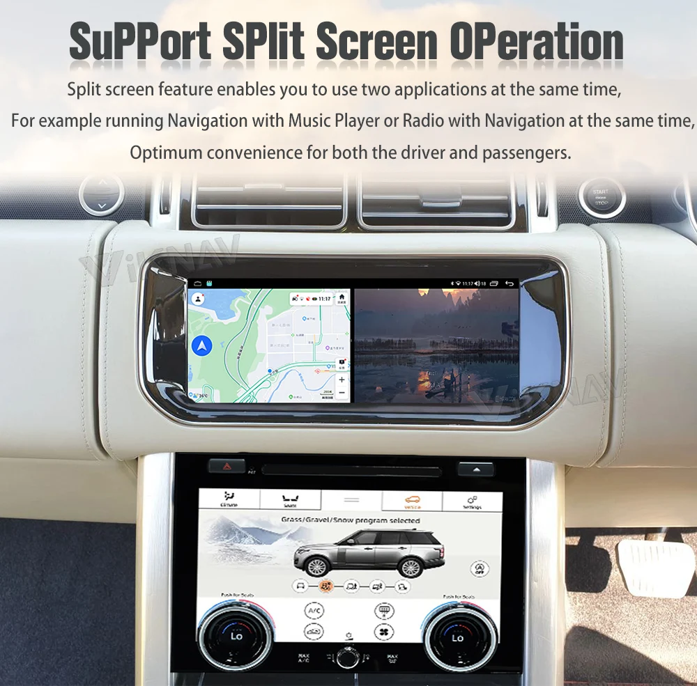 Android Auto 10.25 inch Car Radio For Range Rover Vogue L405 Carplay HD LCD Touch Screen Multimedia Video Player GPS