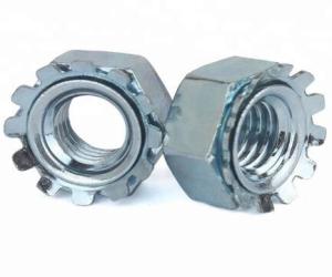 Buy cheap Galvanized Carbon Steel Heavy Hex Nuts K Lock Nut Ni Plated ASME B18.6.3 from wholesalers