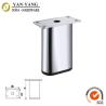 Buy cheap 60mm high durable furniture parts polishing chrome metal table legs SL-237 from wholesalers