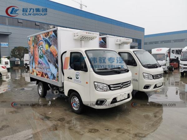 Buy cheap Foton Mini 1T Seafood Delivery Refrigerator Van Truck from wholesalers