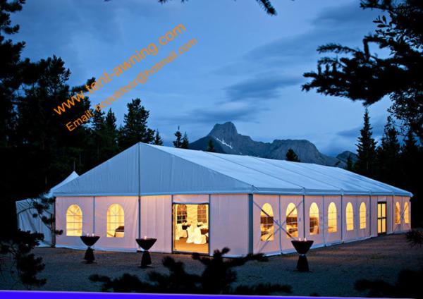 Buy cheap 100km/hr Windproof Outdoor Party Wedding Tent Aluminum Structure Fire Retardant Marquees from wholesalers
