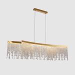 Led Creative Crystal Chandelier For Dining Room Gold Design Hanging Lamp(WH-CY