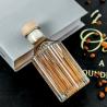 Buy cheap 250ml Vertical Striped Glass Bottle With Wooden Cork Caps from wholesalers