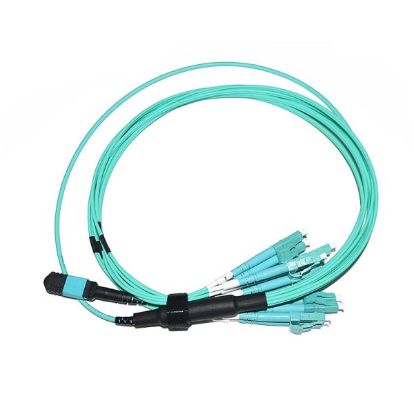 Buy cheap 12 24 Cores Fanout MPO To LC Breakout Cable MPO Fanout Cable from wholesalers