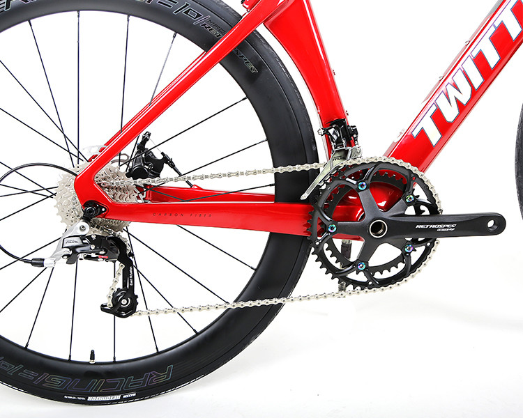 56cm Frame Full Carbon Road Bike TWITTER R5 SRAM RIVAL 22 Speed Zoom Brake
