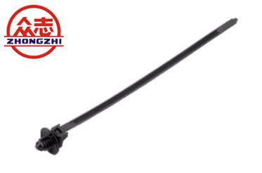 Buy cheap Black Automotive Cable Ties Plastic Tie Straps Curved Head Design from wholesalers