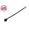 Buy cheap Black Automotive Cable Ties Plastic Tie Straps Curved Head Design from wholesalers