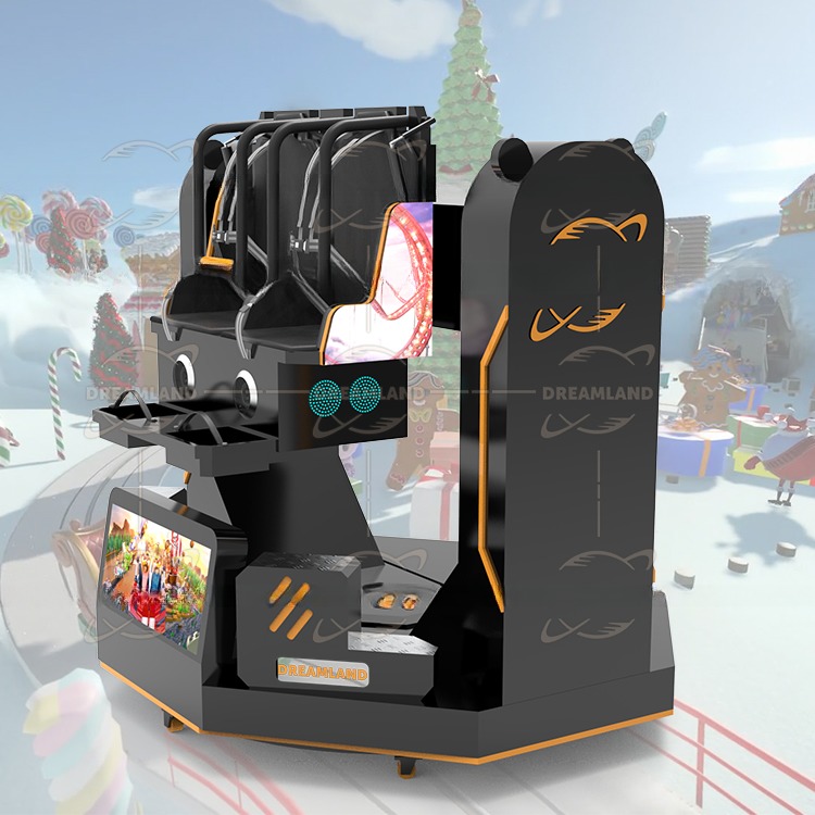 9D 1080 Degree Rotation Vr Roller Coaster Chair Realidad Virtual Simulador 2 Seat