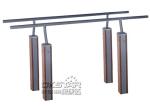 Buy cheap china outdoor park gym equipment WPC materials based double bar with TUV from wholesalers