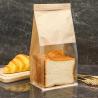 Buy cheap No Odor Thick Brown Bakery Bags with Window Paper Bread Bags Kraft Paper Bags with Window from wholesalers