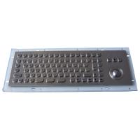 Buy cheap Industrial Metal Kiosk Compact Keyboard with Ruggedized Trackball product