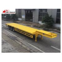 Buy cheap Container Cargo Transportation 3 Axle Trailer With Reinforced Cross Beams product