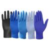 Buy cheap 9 Inch Blue Powder Free Exam Disposable Nitrile Gloves Made of Pure Nitrile with ISO from wholesalers