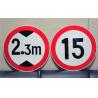Buy cheap Galvanized Sheet Rectangle 3.0mm Traffic Warning Signs from wholesalers