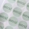 Buy cheap Custom Text Image Adhesive Printing Round Label Stickers Waterproof Vinyl Sticker Roll from wholesalers