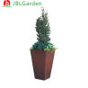 Buy cheap Square Flower Pot Round Corten Steel Planter Box Customized Size from wholesalers