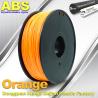 Buy cheap Orange 3D Printing Materials 1.75mm ABS 3D Printer Filament In Roll from wholesalers
