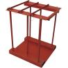 Buy cheap Industrial Strength 6 Gas Cylinder Caddy Welding Bottle Rack With Hinged Retain Bar from wholesalers
