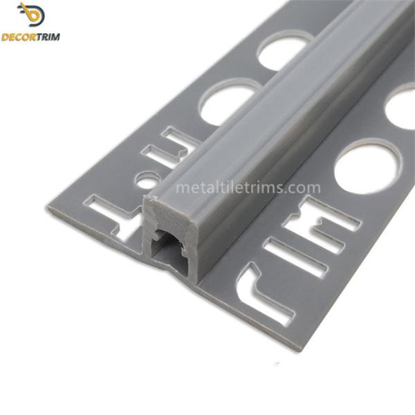 Buy cheap PVC Grey Expansion Joint Profile For Absorbing Flooring Vibration from wholesalers
