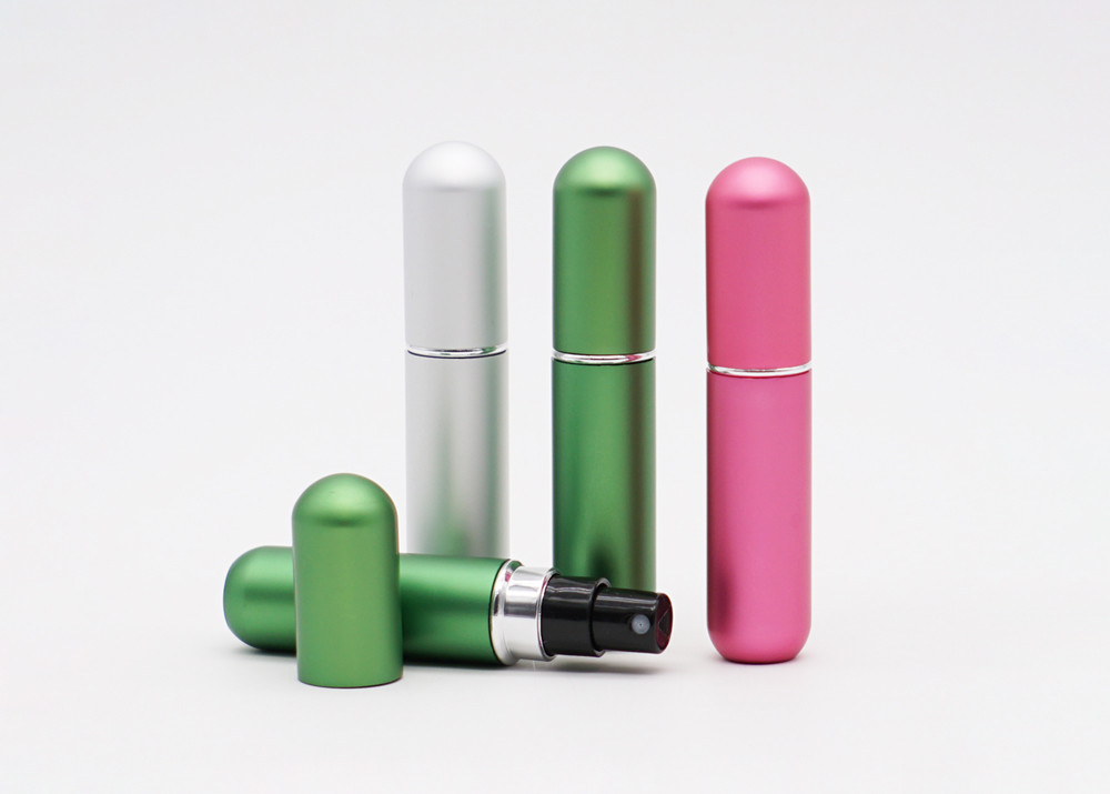 5ml Aluminum Perfume Atomizer Pump Sprayer Handbag Portable