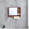 Buy cheap Removable Hanger 3mm Thick Bathroom Makeup Mirror Rubber Wood from wholesalers