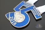 Unique Glitter Color Metal Award Medals For Sports / Custom Race Medals